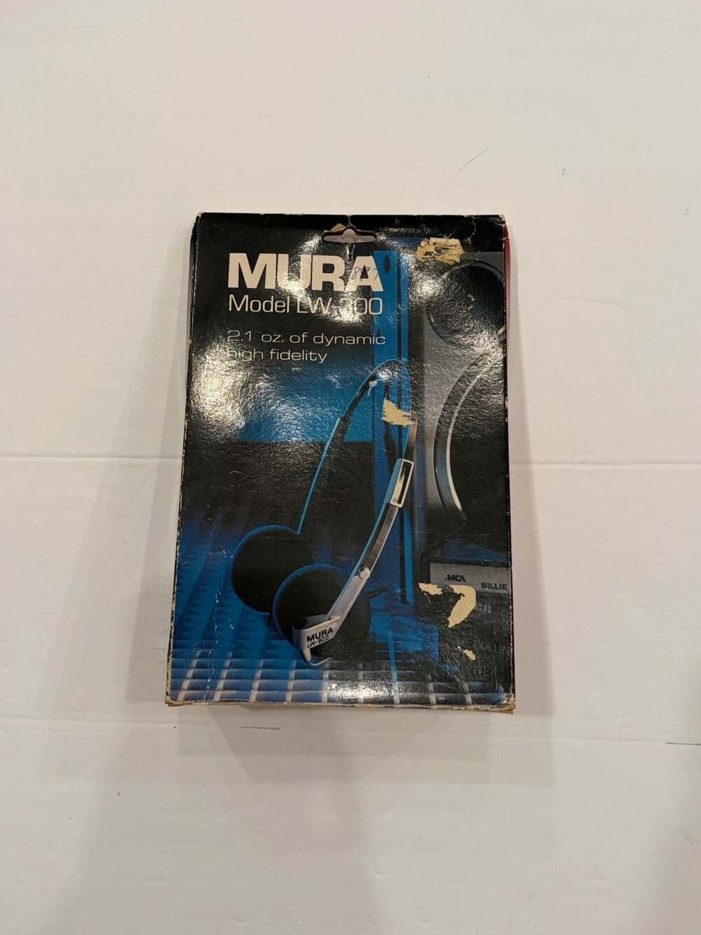 Vintage Mura Model LW-300 Lightweight Stereo Headphones